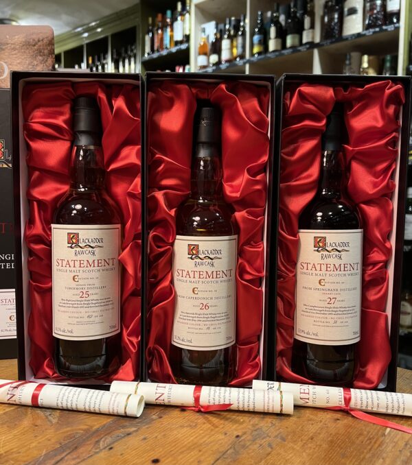 Blackadder Raw Cask Statement Tobermory Ledaig Caperdonich Springbank